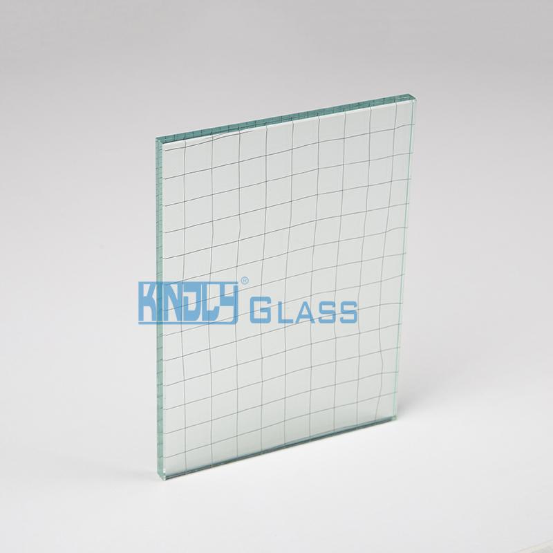 EVA Steel Square Net Laminated Glass